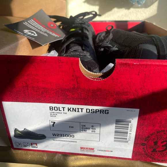 Wolverine Work Shoes-slip resistant-BOLT DURASHOCKS® KNIT CARBONMAX® WORK SHOE - Picture 3 of 6